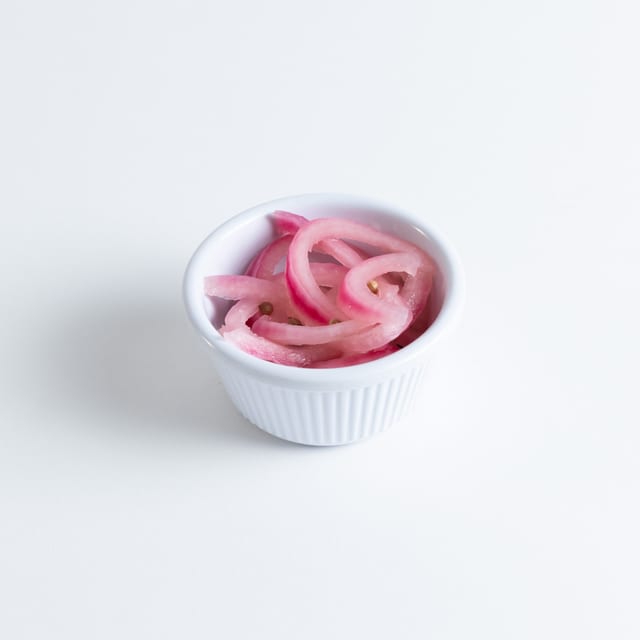 Sliced Onion with Vinegar.
