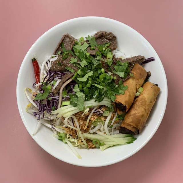 37. Bun Thit Nuong, Cha Gio.